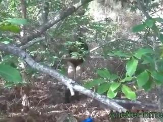 Fellace militaire dans los angeles foret avec amatrice française
