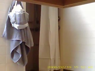 การสอดแนม มโนหร 19 ปี เก่า ms showering ใน หอพัก ห้องน้ำ