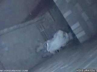 Randy jauns pāriem slēpts kamera
