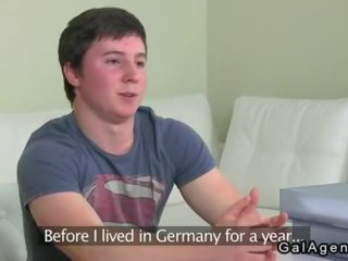 Женски пол агент чука аматьори студент adolescent на кастинг