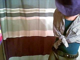 Excepcional sedusive mariquinhas cowb-y leva um marvellous duche